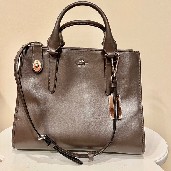 COACH 春カラー バッグ SALE！ Coach | Bags | Coach Crosby Carryall Leather Satchel Style 33545